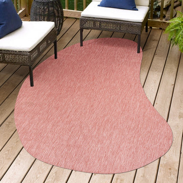 Evan Modern Rustic Organic Curve Indoor/Outdoor Area Rug